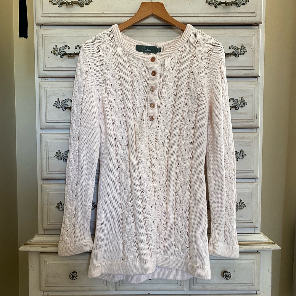 Vici Cream Cable Knit Sweater